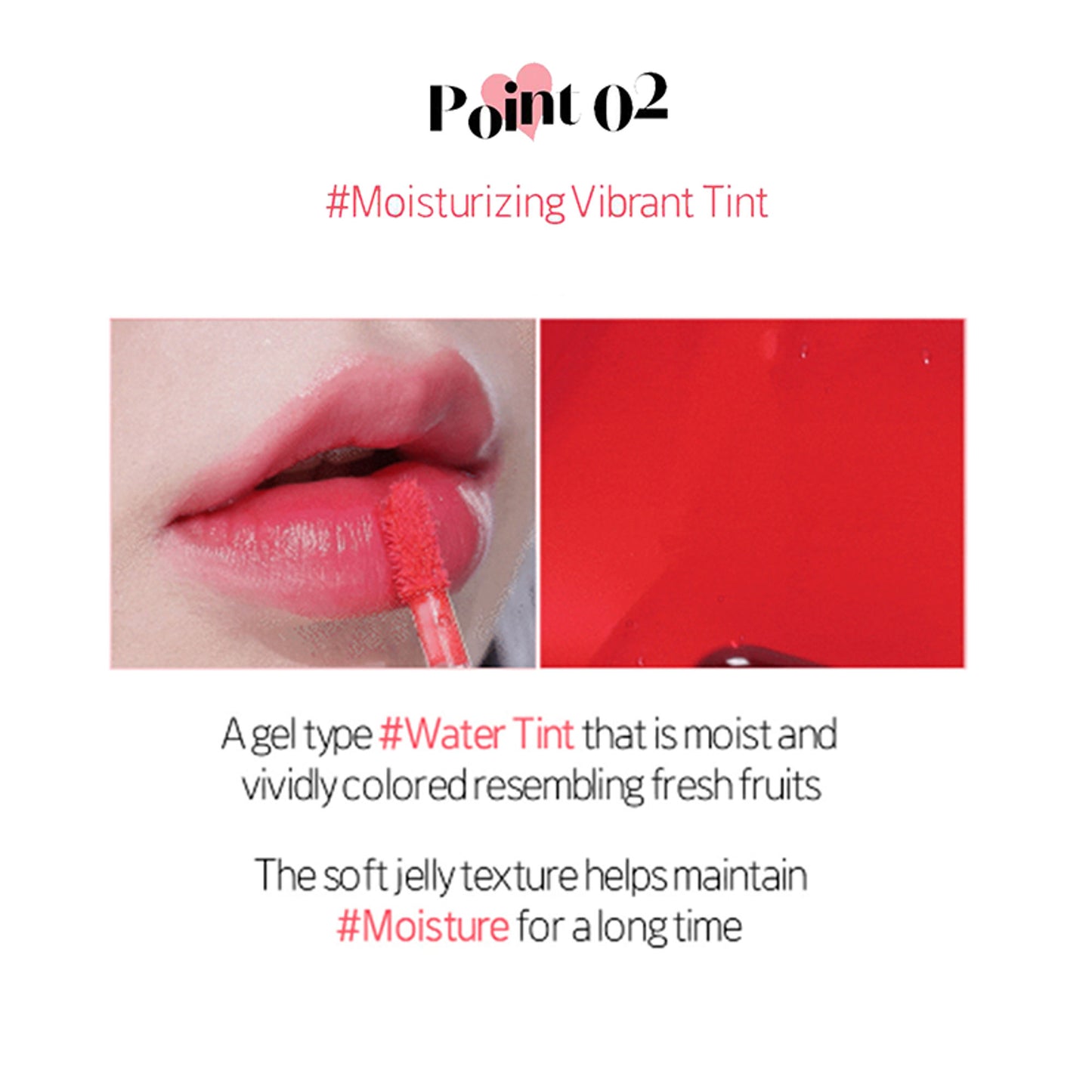 ETUDE Dear Darling Water Gel Tint Lipstick - Red