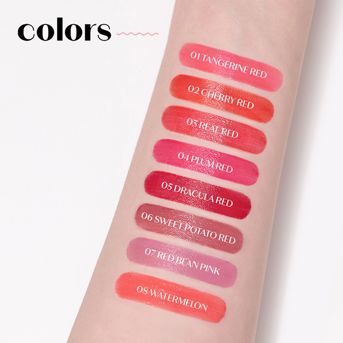 ETUDE Dear Darling Water Gel Tint Lipstick - Sweet Potato Red