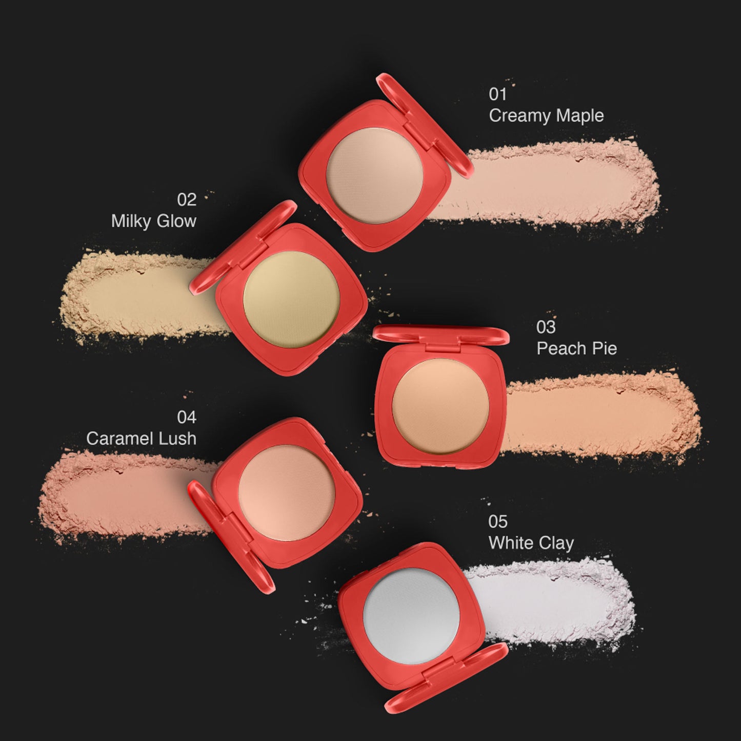 Olivia Skinsync Compact Powder - 01 Creamy Maple