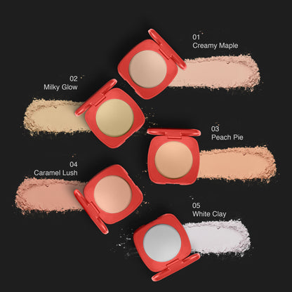 Olivia Skinsync Compact Powder - 05 White Clay