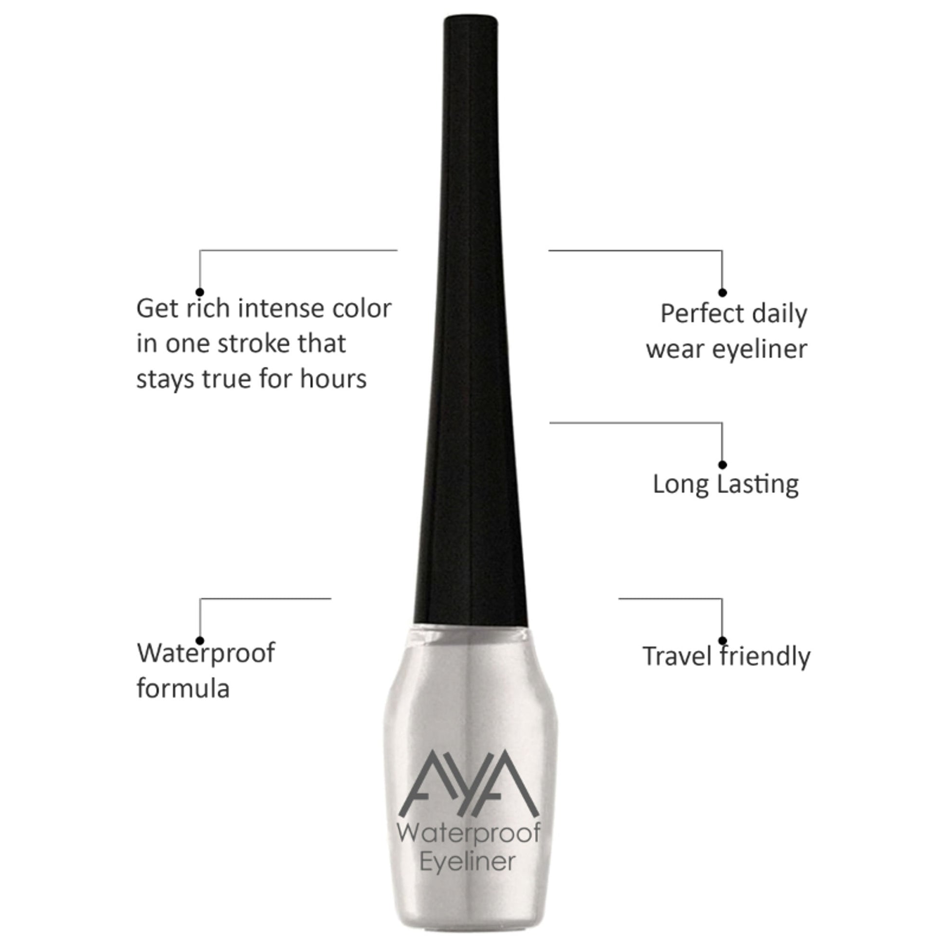 AYA Waterproof Eyeliner - Silver