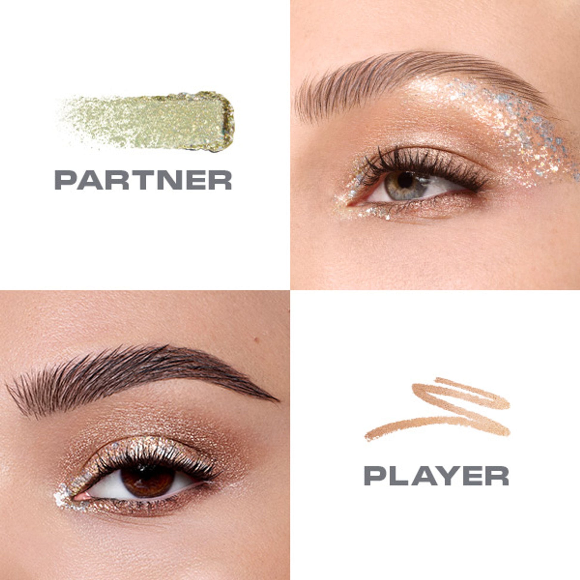 MORPHE Mixed Signals Dual Ended Cream & Liquid Shadow Stick - Partner Player