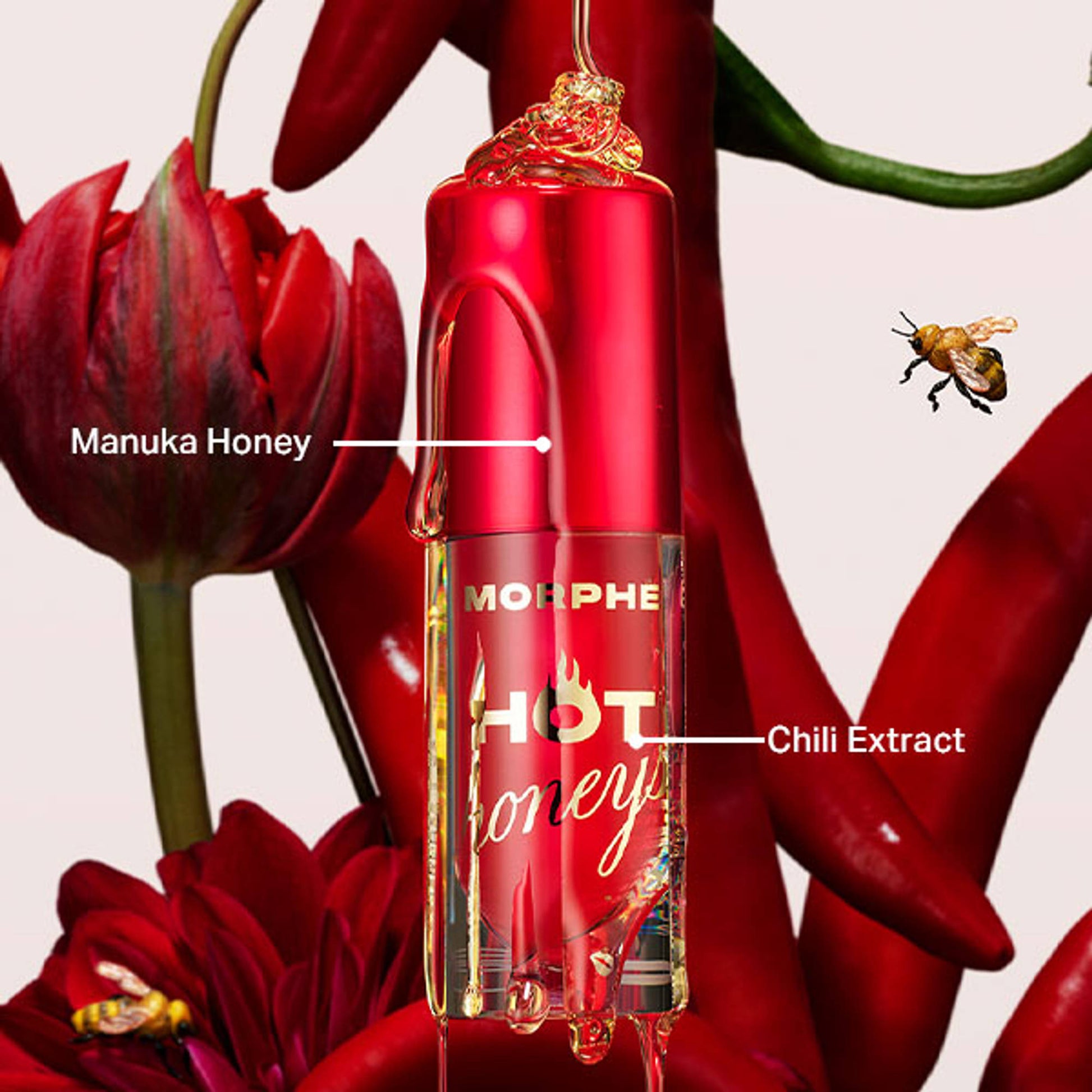 MORPHE Hot Honeys Plumping Lip Oil - Golden Rule