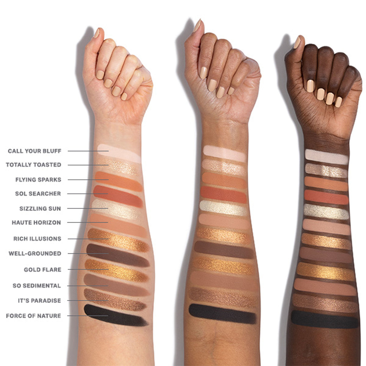 MORPHE ChromaPlus 12-Pan Eyeshadow Palette - Flickering Sands