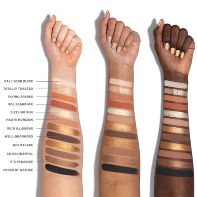 MORPHE ChromaPlus 12-Pan Eyeshadow Palette - Flickering Sands