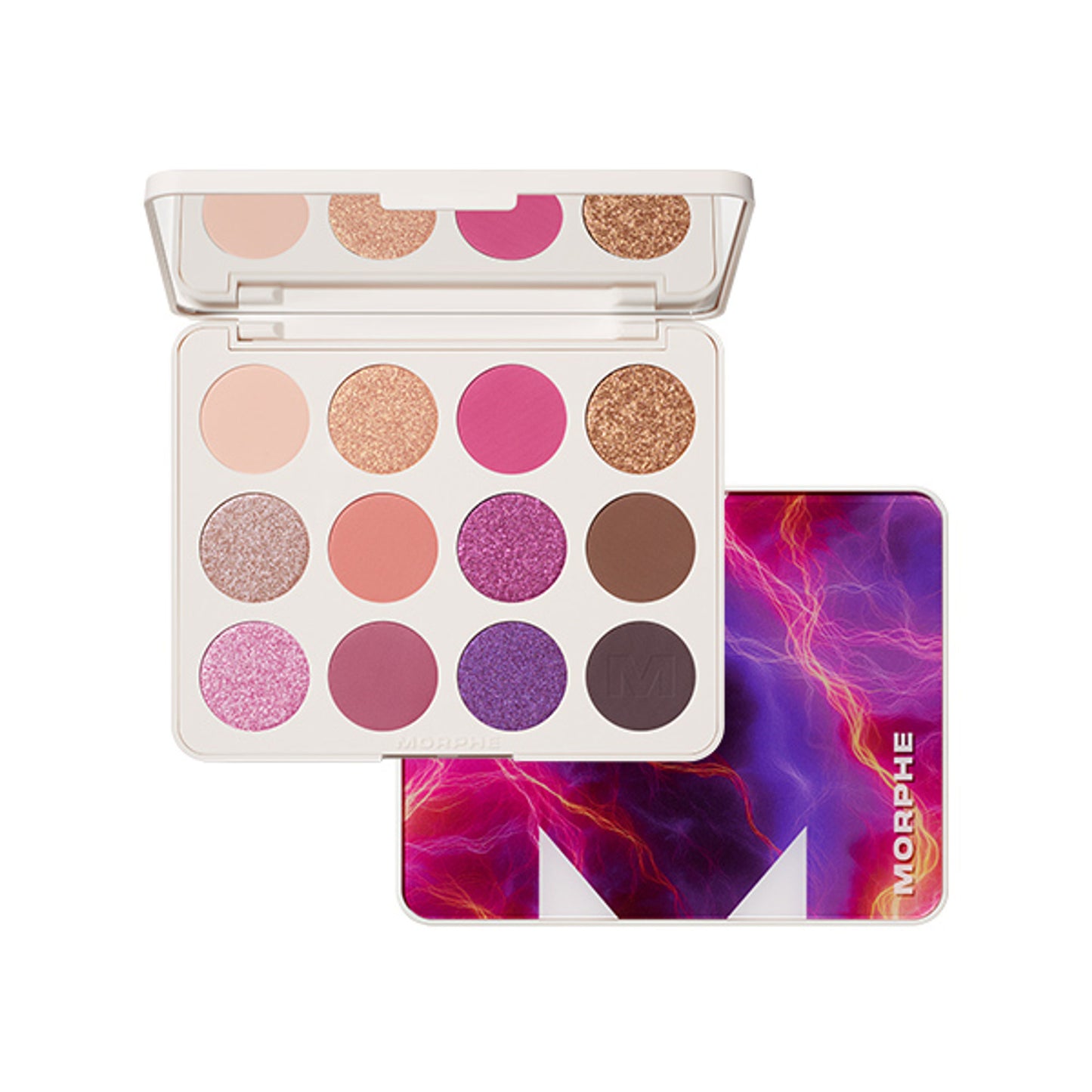 MORPHE ChromaPlus 12-Pan Eyeshadow Palette - Electric Current