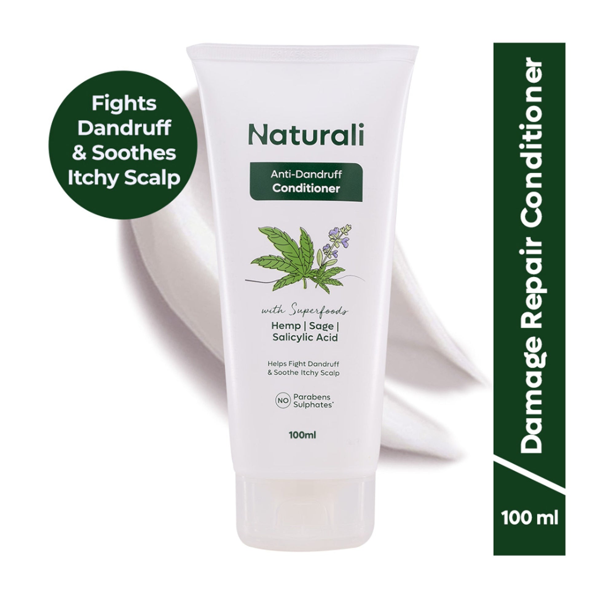Naturali Anti-Dandruff Conditioner With Hemp, Sage & Salicylic Acid