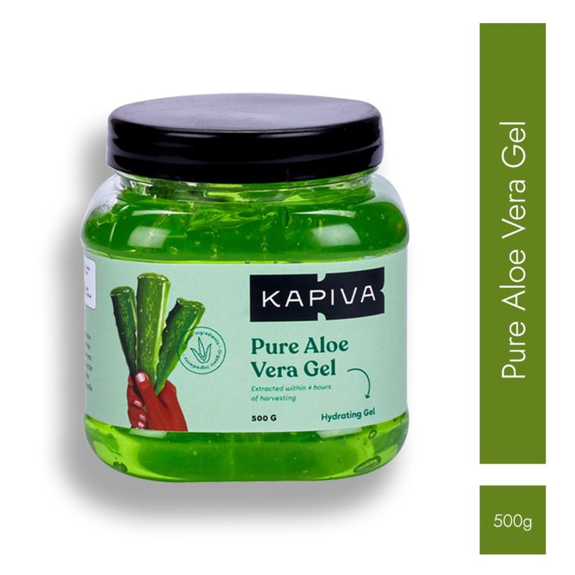 Kapiva Aloe Vera Gel Hydrating and Moisturizing Gel for Face & Hair Multipurpose Gel