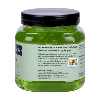Kapiva Aloe Vera Gel Hydrating and Moisturizing Gel for Face & Hair Multipurpose Gel