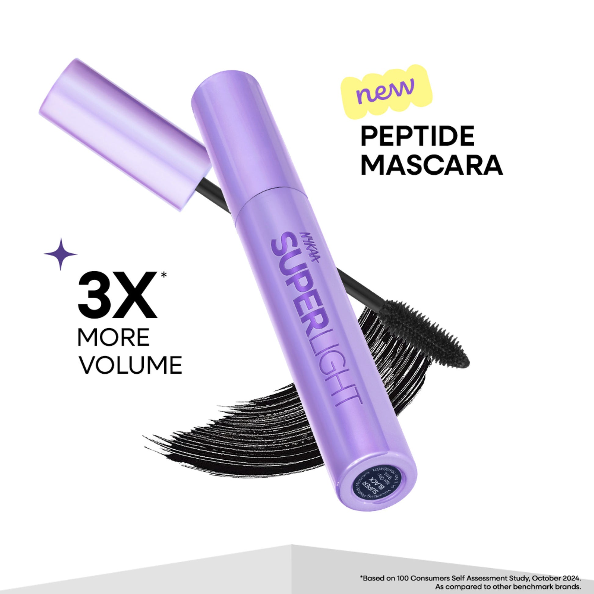 Nykaa Cosmetics Superlight Volumizing Peptide Mascara