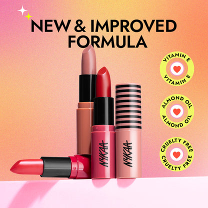 Nykaa Cosmetics So Creme! Creamy Matte Lipstick - It's A Vibe