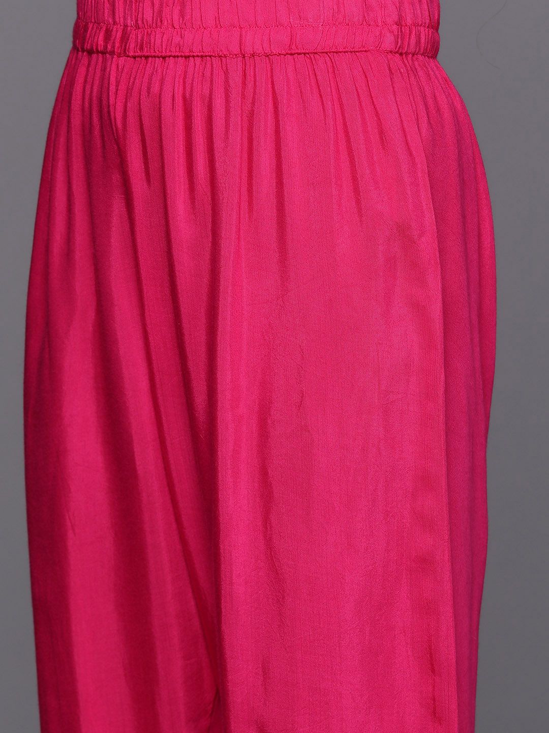 Indyancart VA Ethnic Motifs Jacquard Kurta with Palazzos & Dupatta