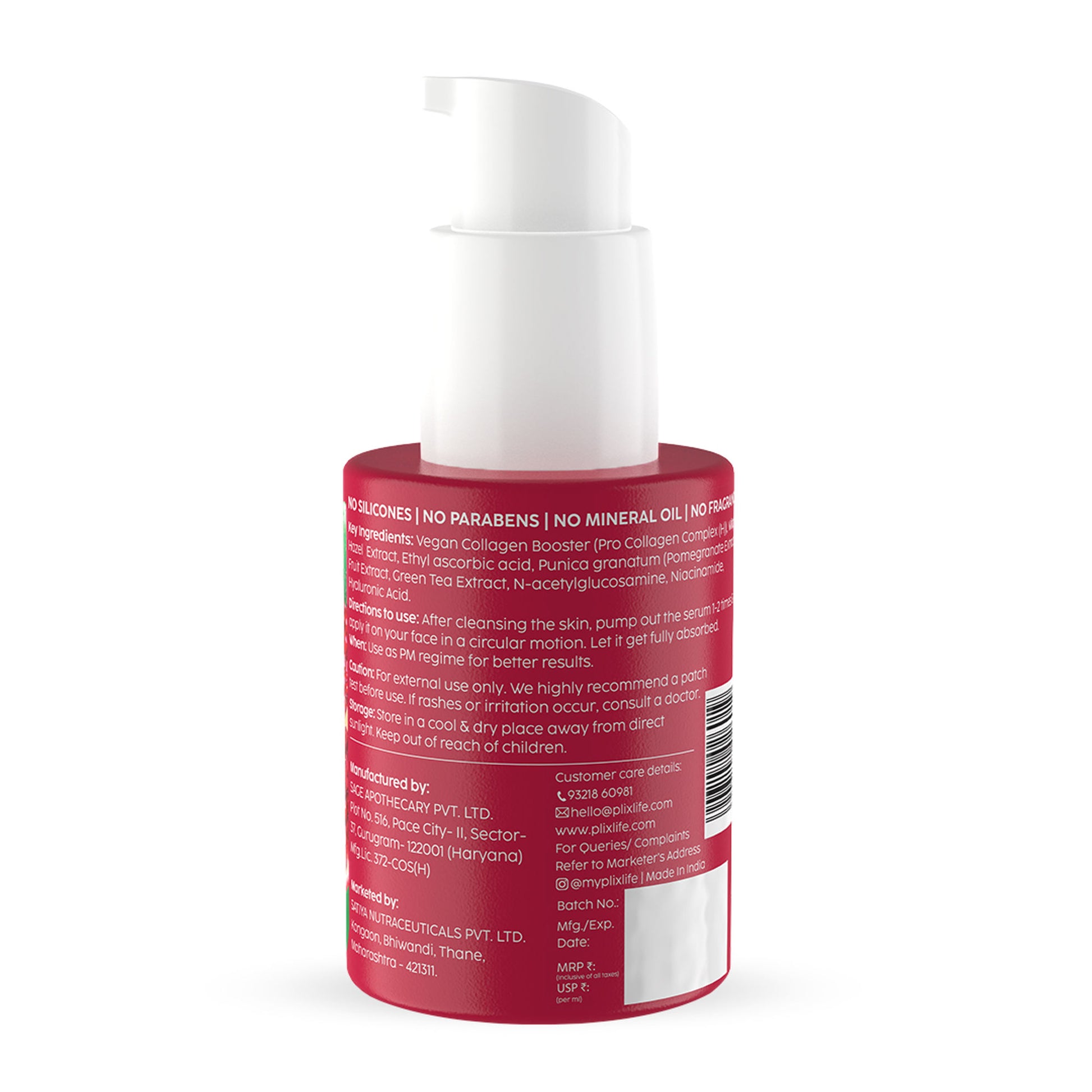 Plix Pomegranate Collagen Bounce Serum