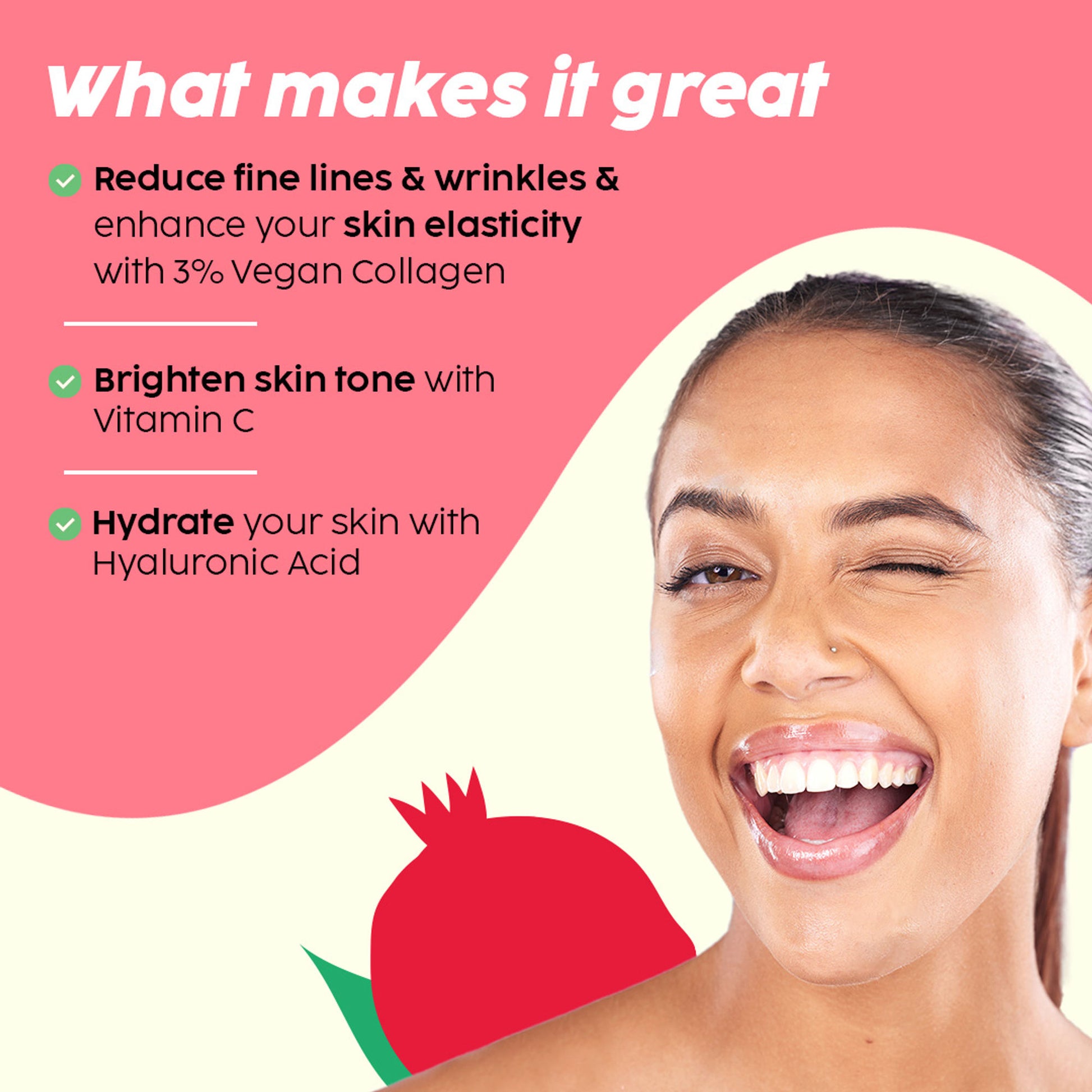 Plix Pomegranate Collagen Bounce Serum