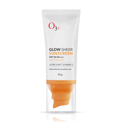 O3+ Glow Sheer Sunscreen SPF 50 Pa+++
