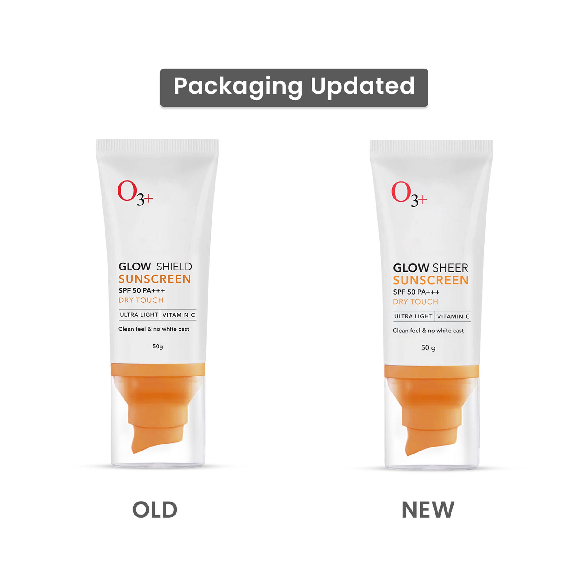 O3+ Glow Sheer Sunscreen SPF 50 Pa+++