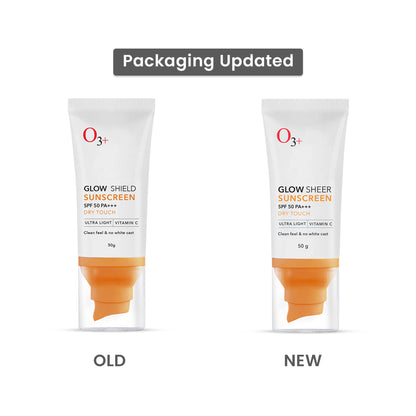 O3+ Glow Sheer Sunscreen SPF 50 Pa+++