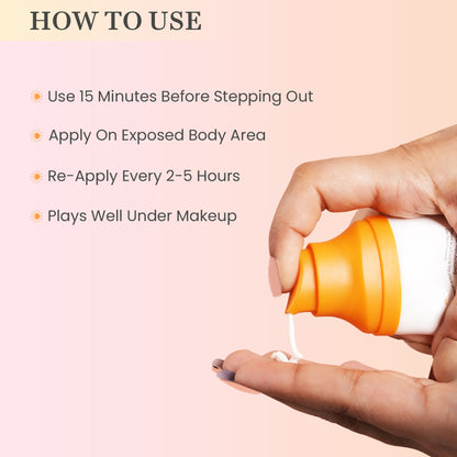 O3+ Glow Sheer Sunscreen SPF 50 Pa+++