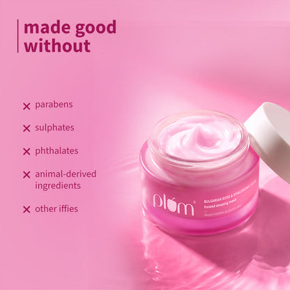Bulgarian Rose & Hyaluronic Acid Frosted Sleeping Mask