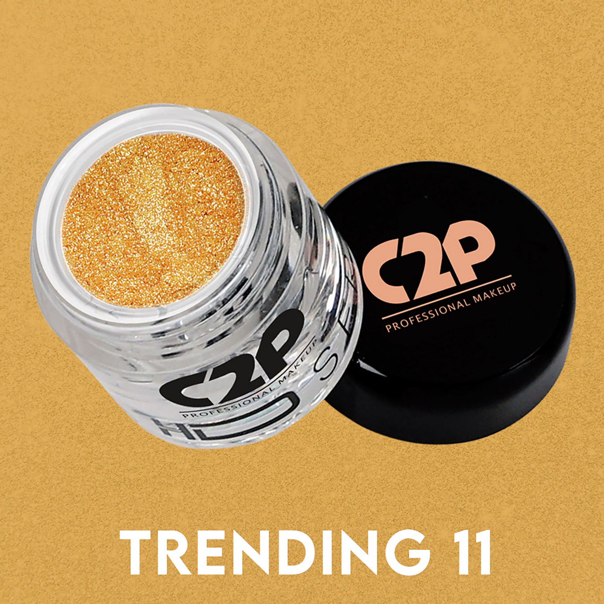 C2P Pro HD Loose Precious Eye Shadow Pigment Long-Lasting Shimmer for Face Body - Trending 11