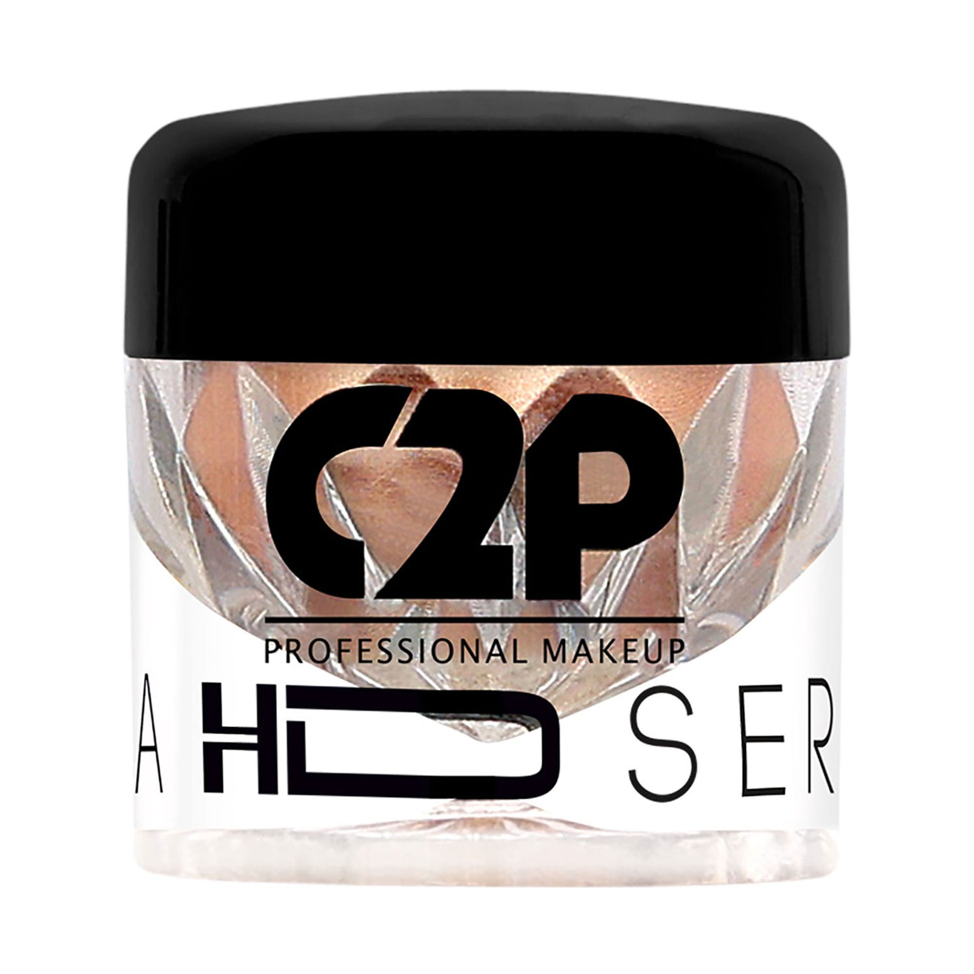 C2P Pro HD Loose Precious Eye Shadow Pigment Long-Lasting Shimmer for Face Body - Pinky Gold 17