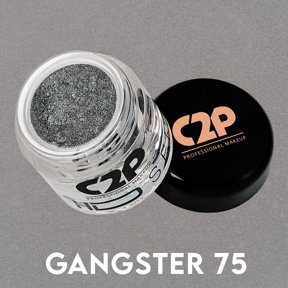 C2P Pro HD Loose Precious Eye Shadow Pigment Long-Lasting Shimmer for Face Body - Gangster 75