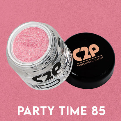 C2P Pro HD Loose Precious Eye Shadow Pigment Long-Lasting Shimmer for Face Body - Party Time 85
