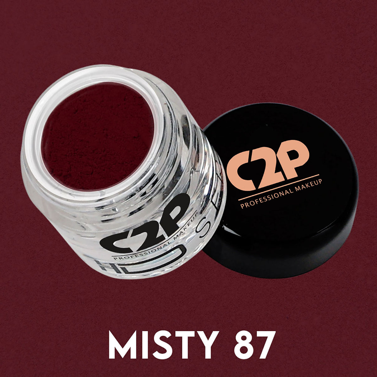 C2P Pro C2P Pro HD Loose Precious Eye Shadow Pigment in Misty 87 with shimmering finish for face and body application