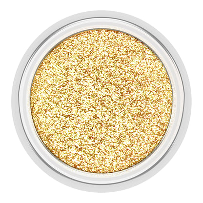 C2P Pro Sunkiss Gold 151 loose eye shadow pigment with long-lasting shimmer for face and body, featuring a radiant gold finish.