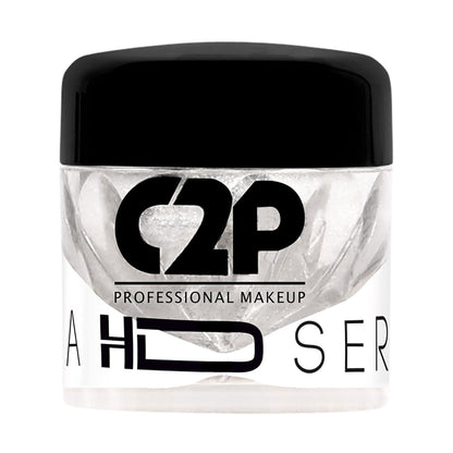 C2P Pro HD Loose Precious Eye Shadow Pigment Long-Lasting Shimmer for Face Body - Due Silver 152