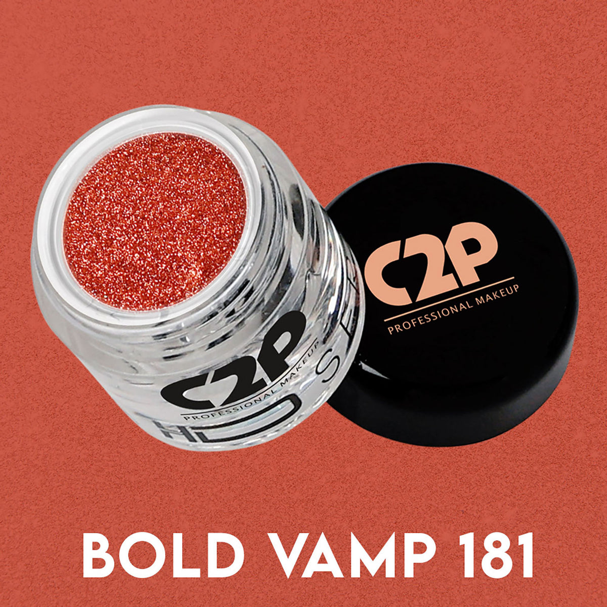 C2P Pro C2P Pro HD Loose Eye Shadow Pigment in Bold Vamp 181 with shimmering finish for face and body application