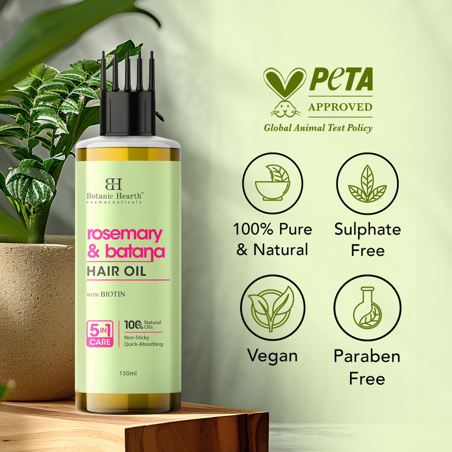 Botanic Hearth Rosemary & Batana Hair Oil