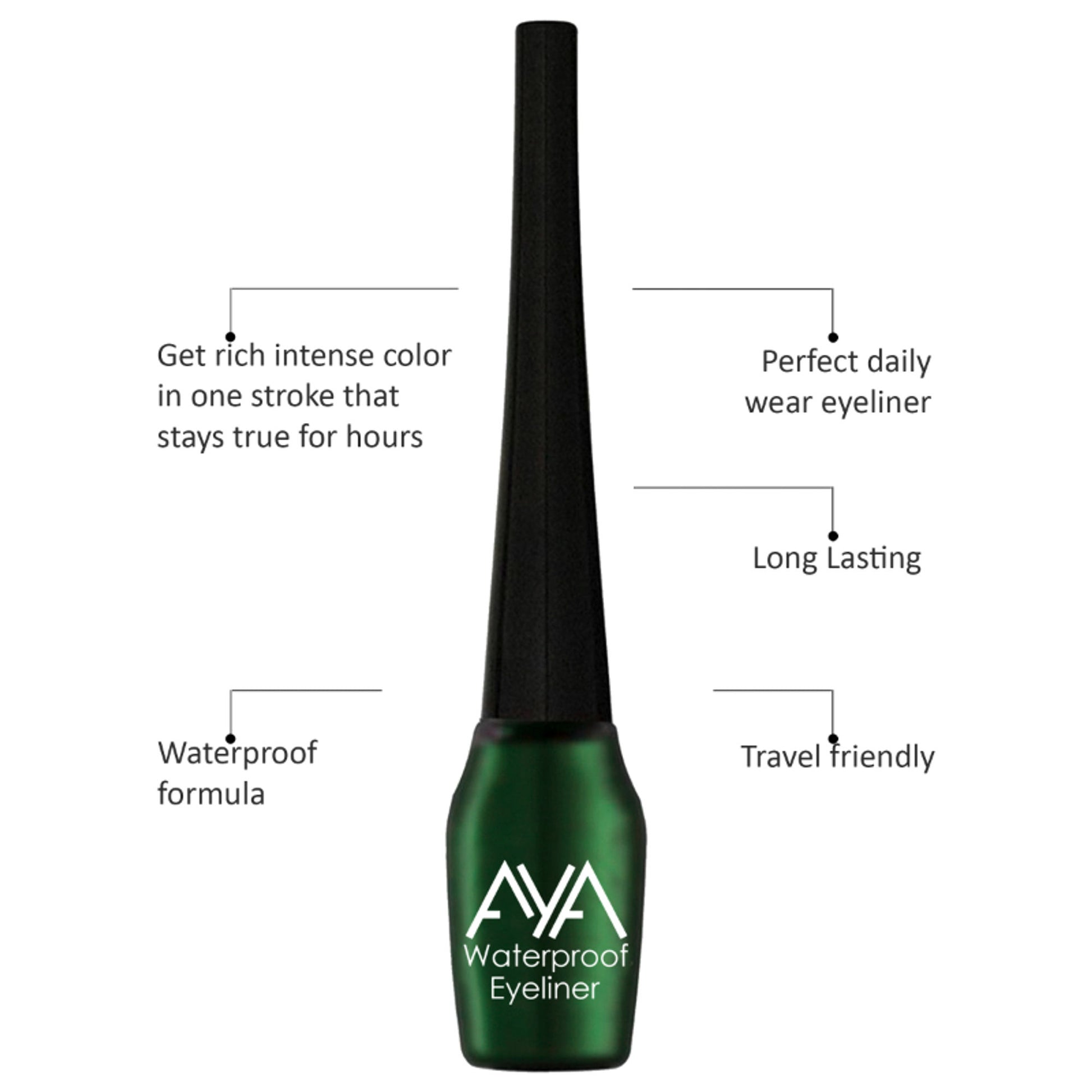 AYA Waterproof Eyeliner - Green