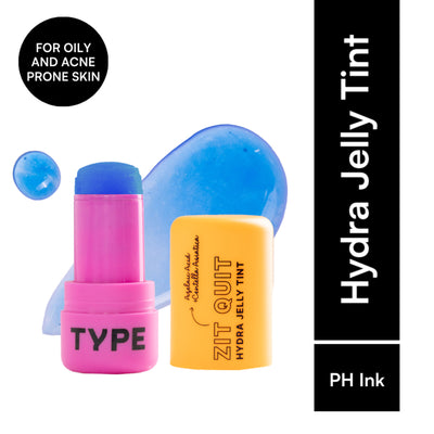 Type Beauty Zit Quit Hydra Jelly Tint with Azelaic Acid For Cheeks, Lips and Eyes - PH Ink 87