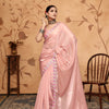 Dhiyona GR Women's Armani Pink Jimmi Choo Embroidered Saree