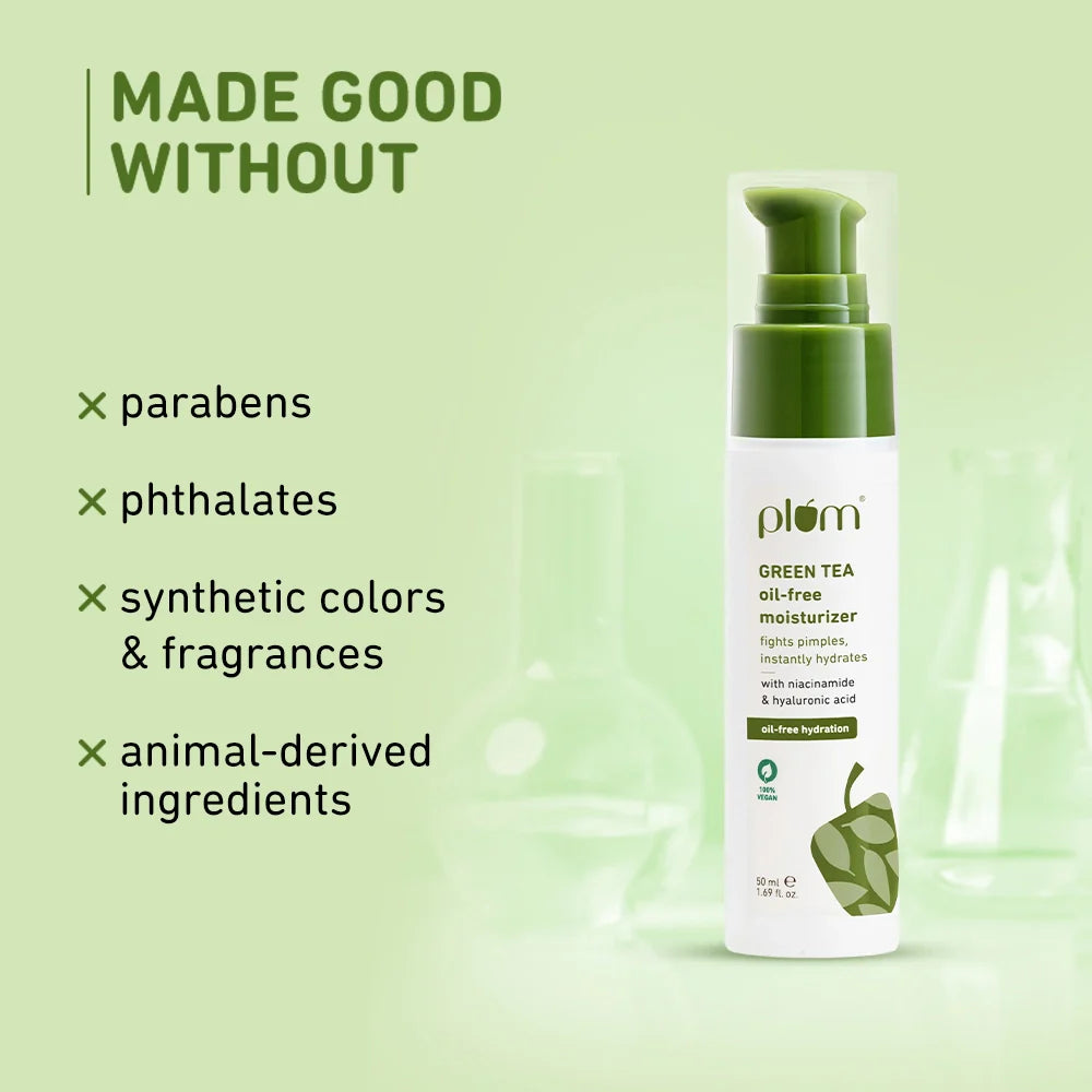 Plum Goodness Green Tea Oil-Free Moisturizer For Oily & Acne-Prone Skin