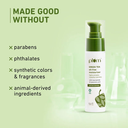Plum Goodness Green Tea Oil-Free Moisturizer For Oily & Acne-Prone Skin