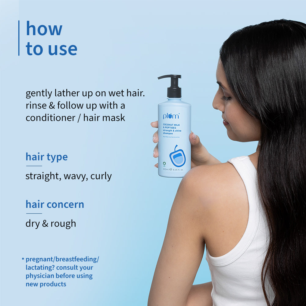 Plum Goodness Coconut & Peptides Soft Hair Duo Shampoo + Conditioner