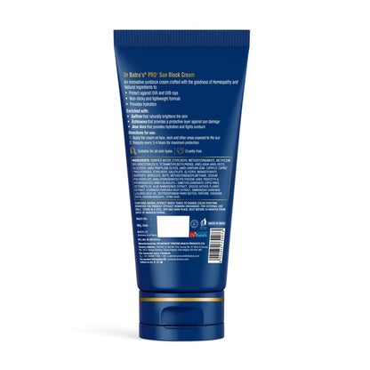 Dr Batra's PRO+ Sun Block Sunscreen SPF 50+ PA+++ With Natural Extract for Oily and Dry Skin