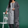Indyancart Women's Floral Printed Kurta with Trousers & Dupatta