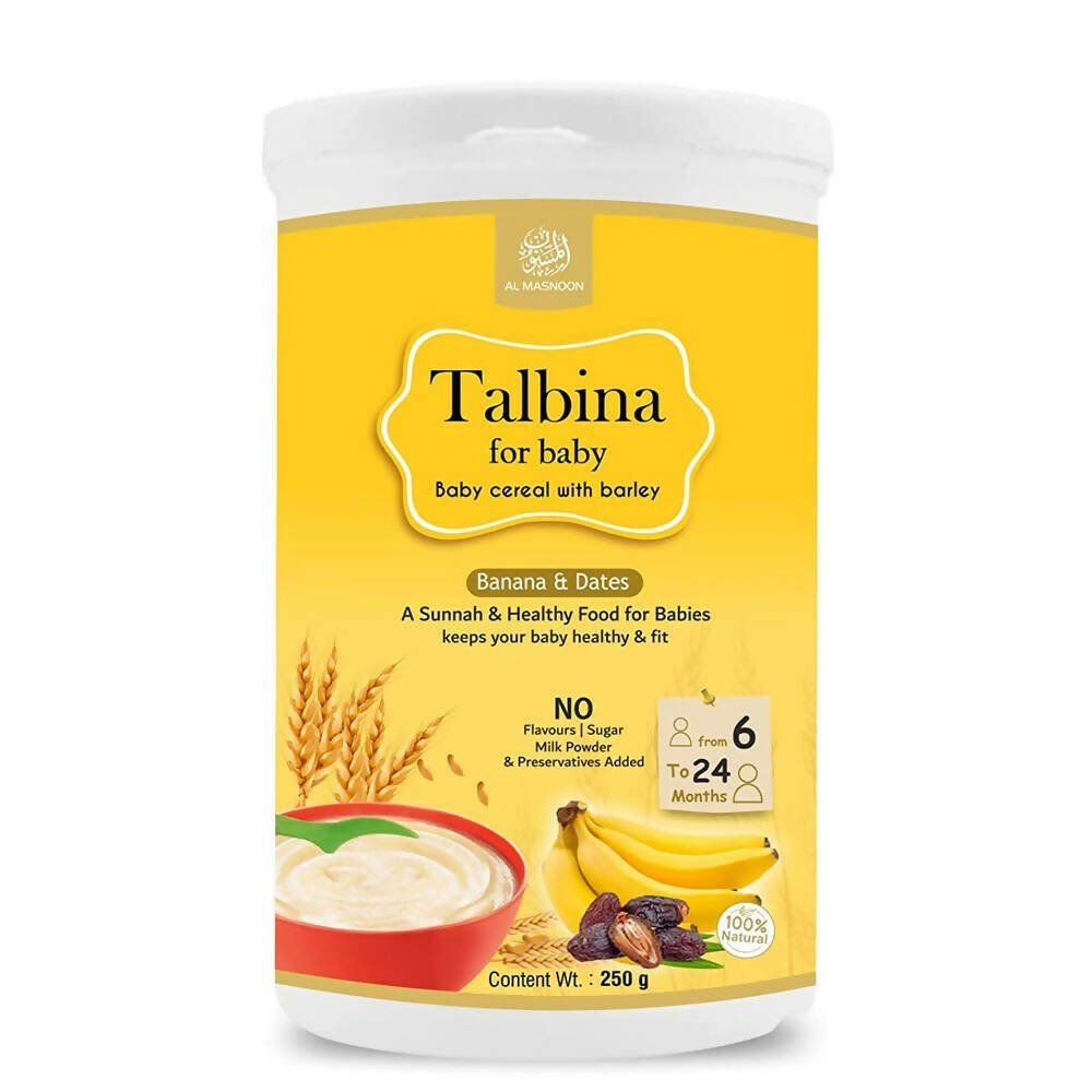 Al Masnoon Talbina For Baby with Banana & Dates 6 to 24 Months - Indyancart