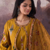 Dhiyona IE Ethnic Motifs Printed Straight Thread Work Kurta With Trousers & Dupatta