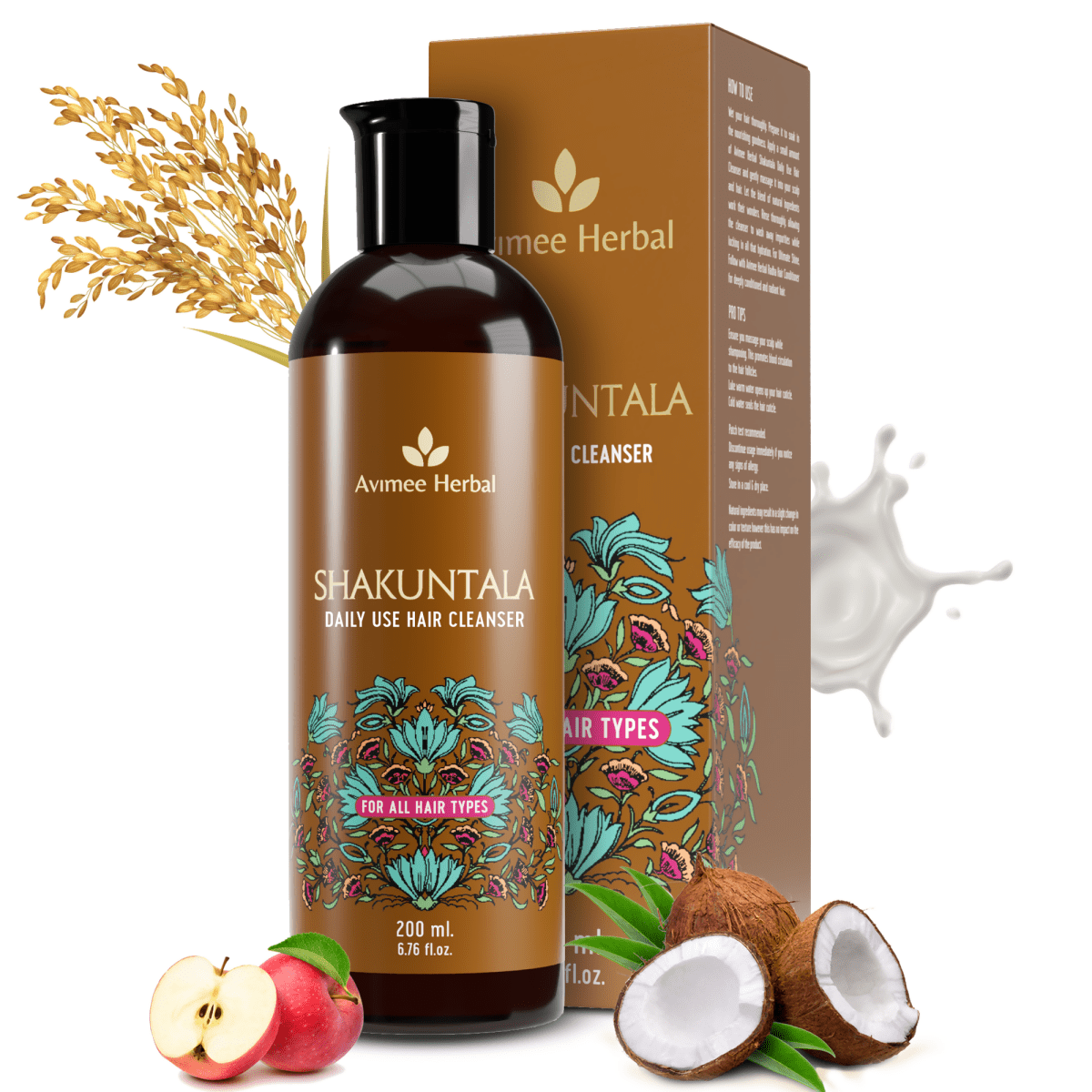 Avimee Herbal Anti Hairfall Kit scalp spray with rosemary and Bhringraj for strengthening hair roots and reducing hair fall.