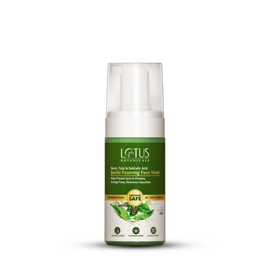Lotus Botanicals Neem, Tulsi & Salicylic Acid Gentle Foaming Face Wash