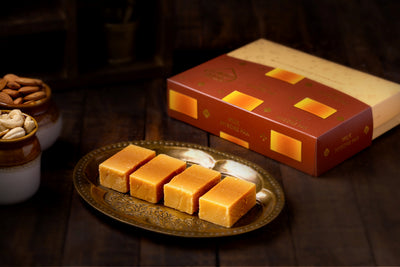Almond House Milk Mysore Pak