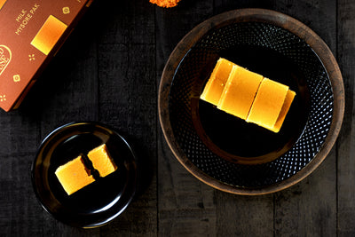 Almond House Milk Mysore Pak