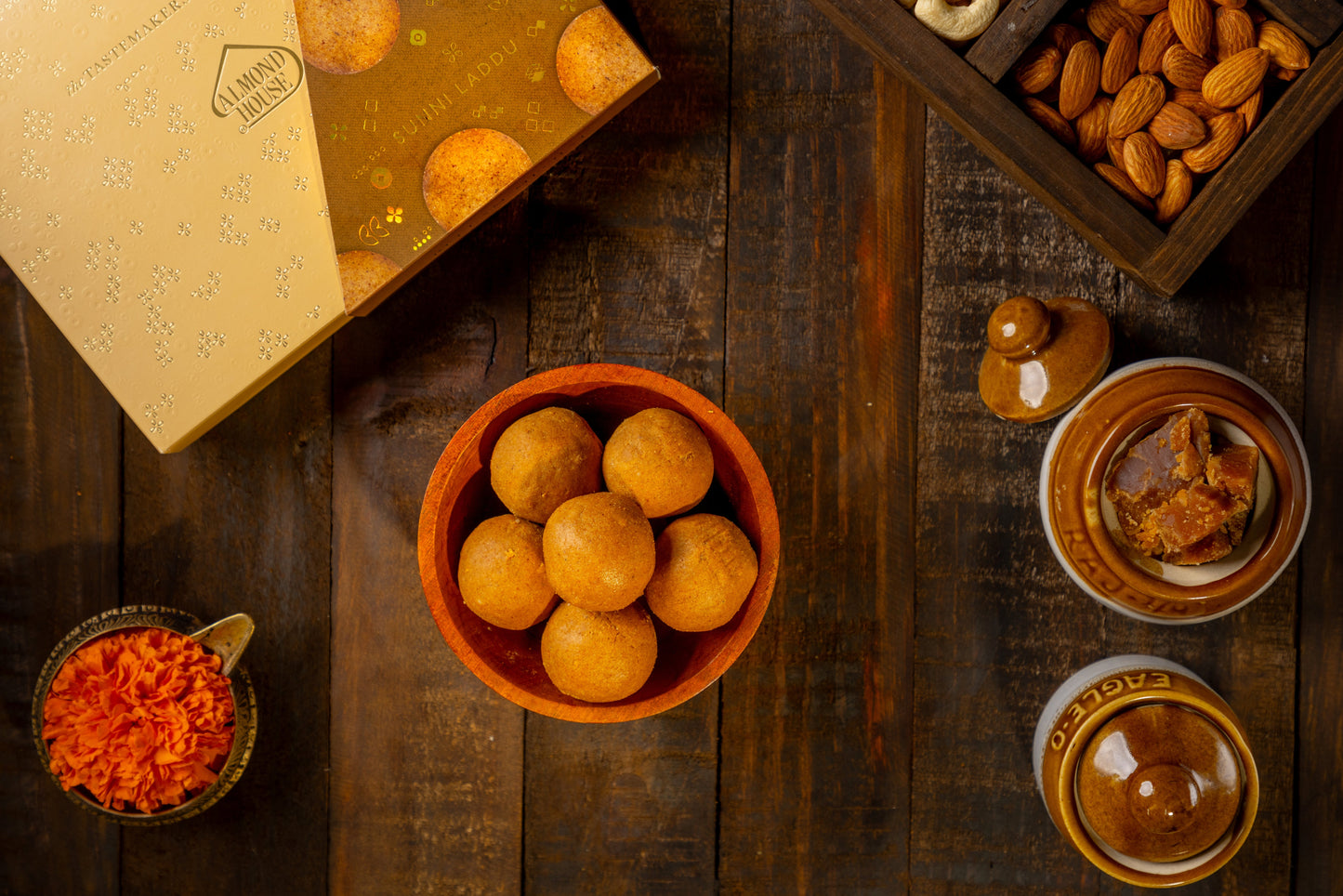 Almond House Bellam Sunni Laddu