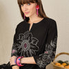 Dhiyona IE Embroidered Straight Pure Cotton Tunic With Trousers