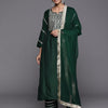 Dhiyona VA Women's Geometric Embroidered Kurta with Trousers & Dupatta