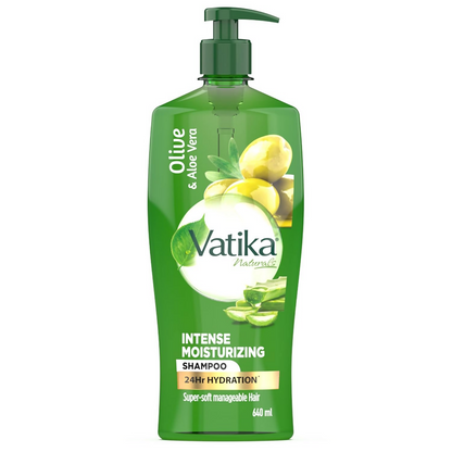 Dabur Vatika Naturals Olive & Aloe Vera Intense Moisturising Shampoo